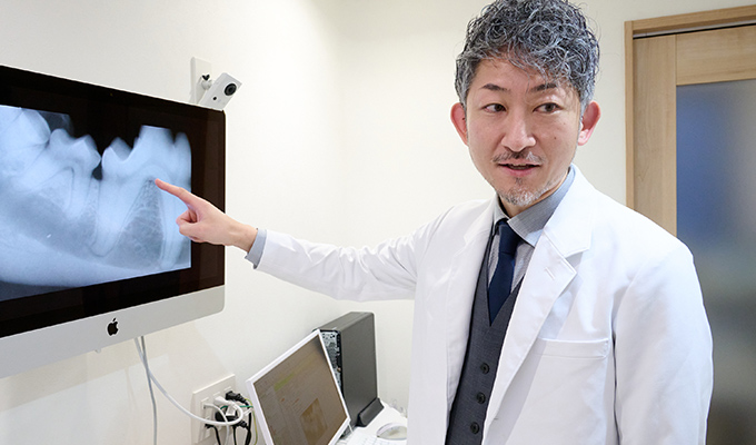 【要差替】歯磨き指導の様子